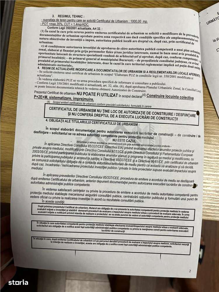Valea Lupului TEREN 1070mp intravilan cu toate utilitatule pozitie exc - Imagine principală: 4/4