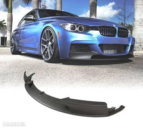 SPOILER LIP FRONTAL PARA BMW F30 F31 LOOK M TECH M-PERFORMANCE - 1