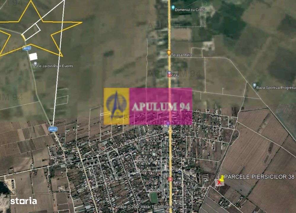 Teren Intravilan  cu front stradal la un Drum Principal langa Bucureșt - Imagine principală: 3/20