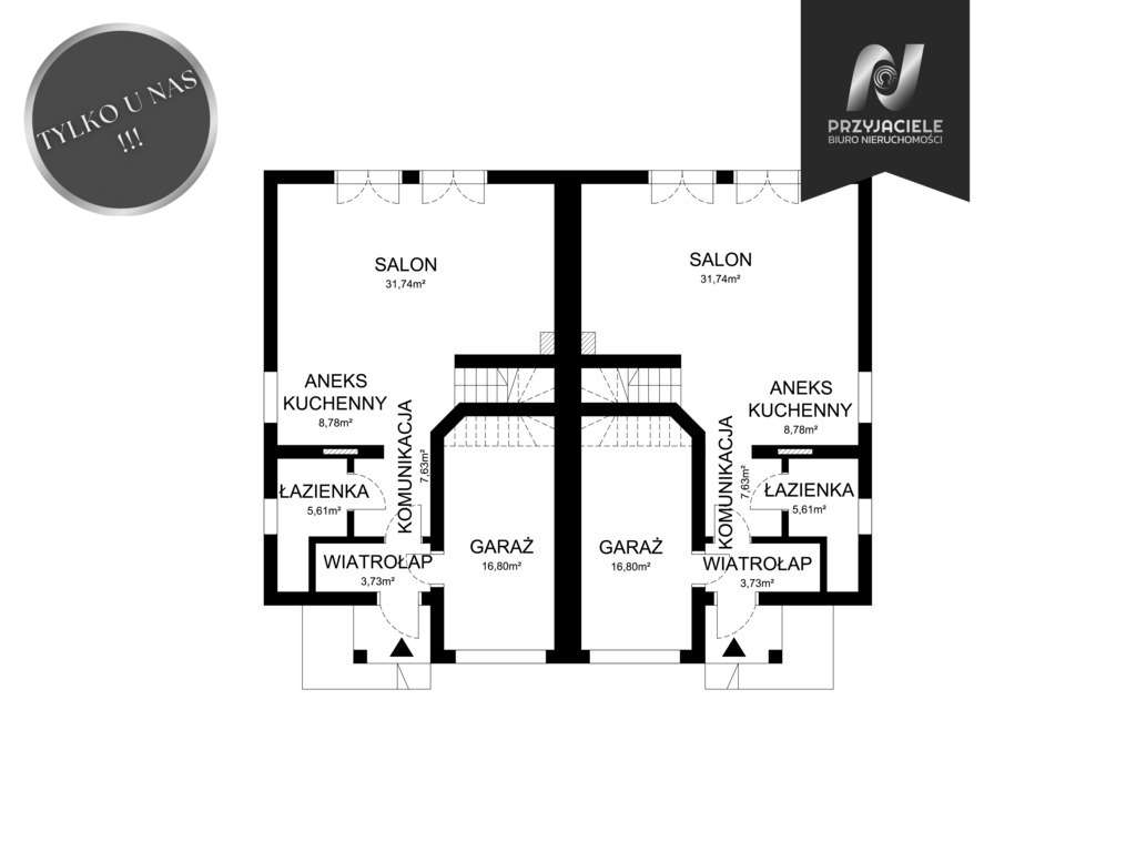 Bliźniak blisko jeziora , gotowy do odbioru !-11