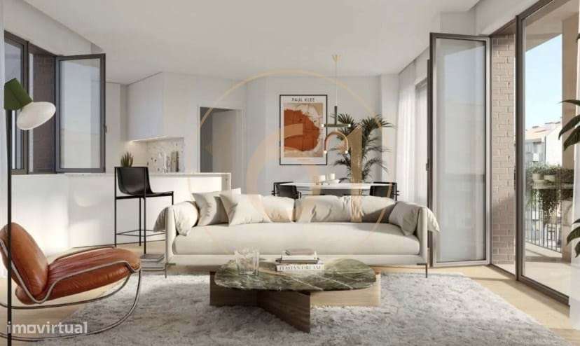 Apartamento T2 com varanda, para venda no Condomínio Ferreira de Castr - Grande imagem: 4/8