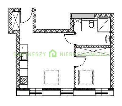 Nowe, dwupokojowe mieszkanie w centrum miasta