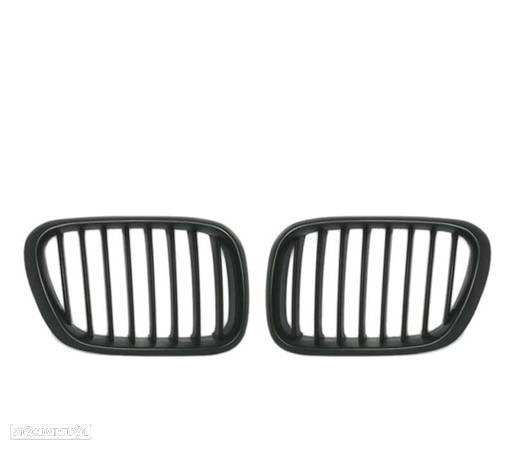 GRELHAS FRONTAIS PARA BMW X5 99-03 PRETO - 2