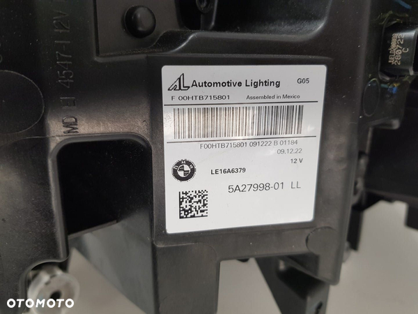 BMW X5 G05 LAMPA PRAWA PRZEDNIA PRZÓD REFLEKTOR LASER 5A27998 5A27998-01 - 14