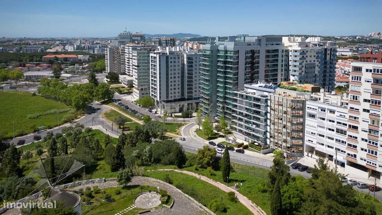 Restelo T1 | Empreendimento Smooth Restelo|Vista panorâmica sobre o ri - Grande imagem: 4/14