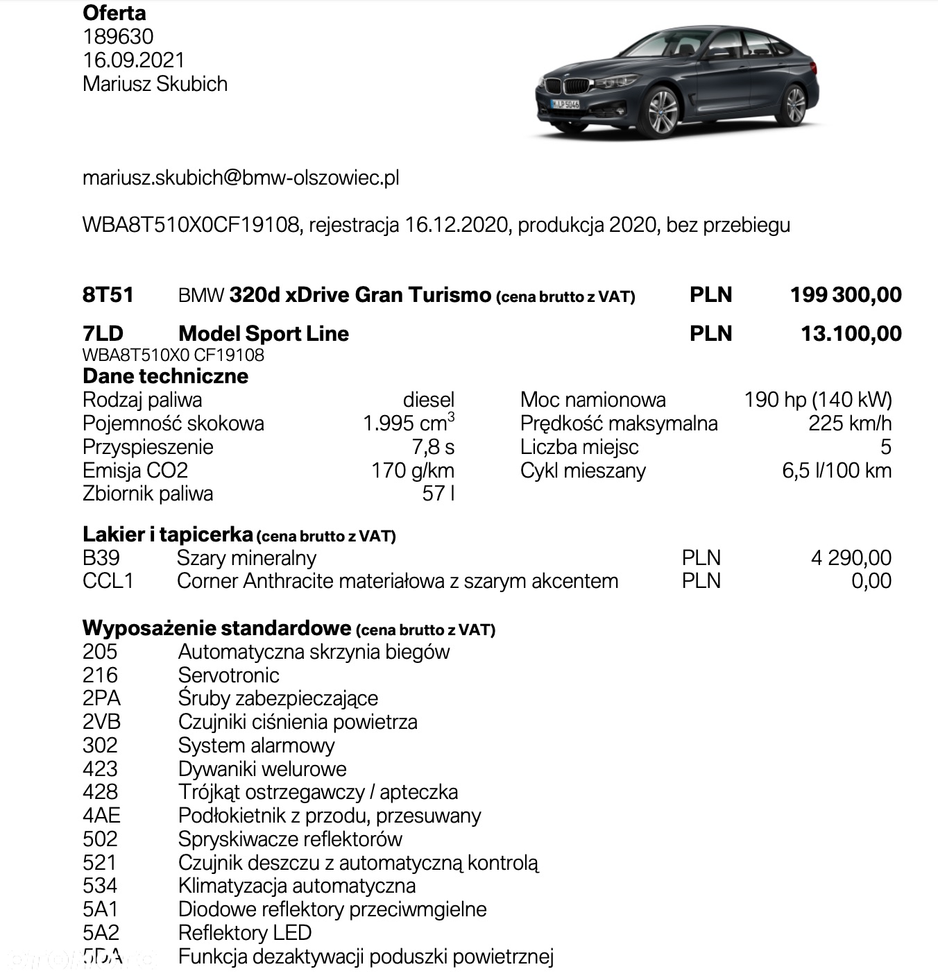 BMW 3GT 320d xDrive Sport Line - 11