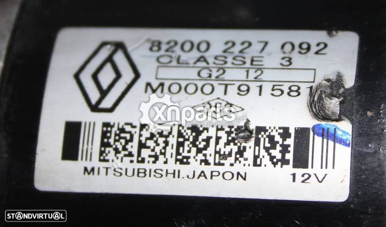 Motor de arranque RENAULT CLIO III 1.5 dCi | 06.05 -  Usado REF. MITSUBISHI M000... - 2