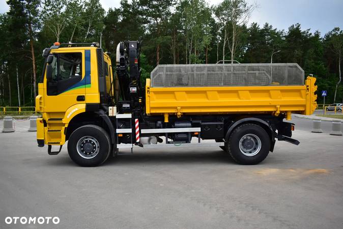 Iveco TRAKKER 330 4x4  Hiab 111 HiDUO EURO 5 HDS Żuraw Wywrotka Crane Kiper - 9