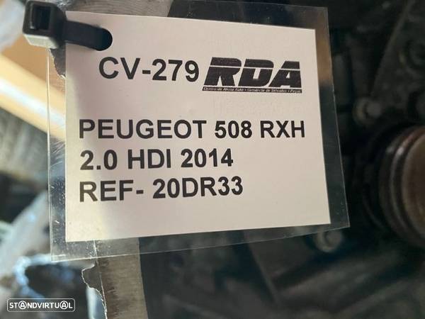 CV279 Caixa de velocidades Automática Peugeot 508 2.0 HDI RXH Ref- 20DR33 - 8