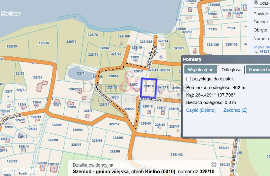 Działka letniskowa z widokiem na jezioro Marchowo - Pełny obrazek: 4/10