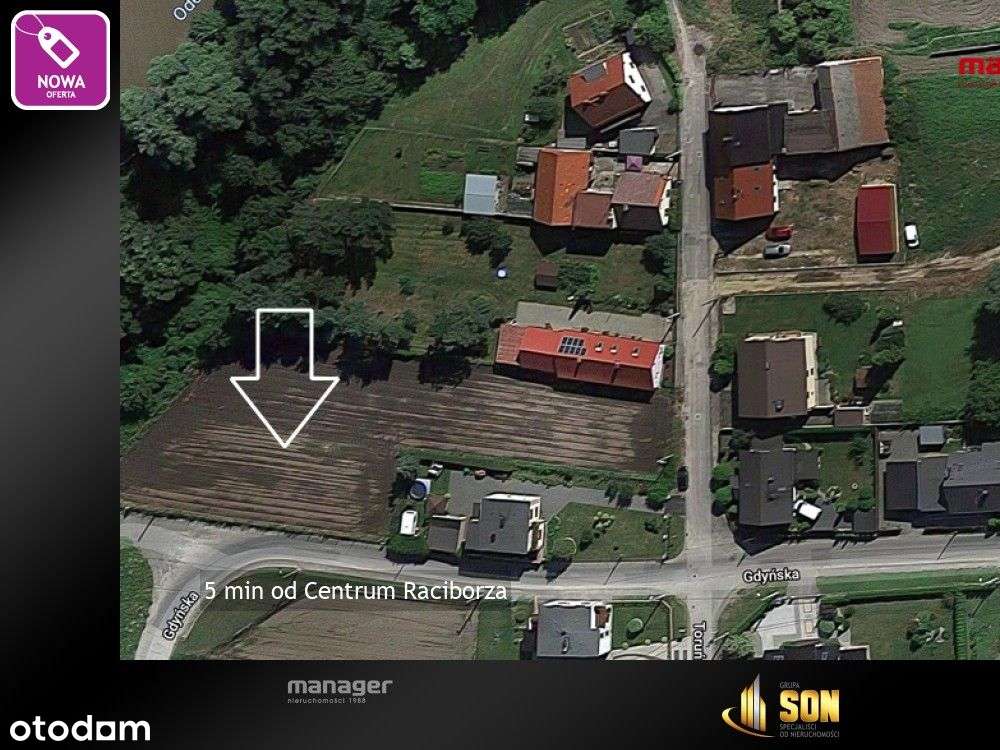 Działka, 723 m², Racibórz - Vista 4