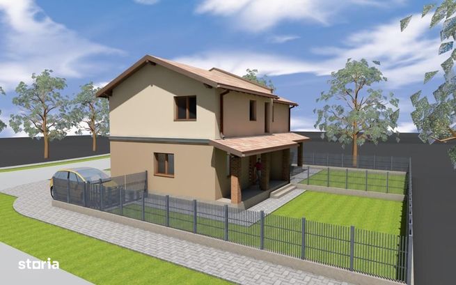 1/2 Duplex, P+1, 3 camere, 74mp SU, 265mp ST, Cartierul Primaverii!-12