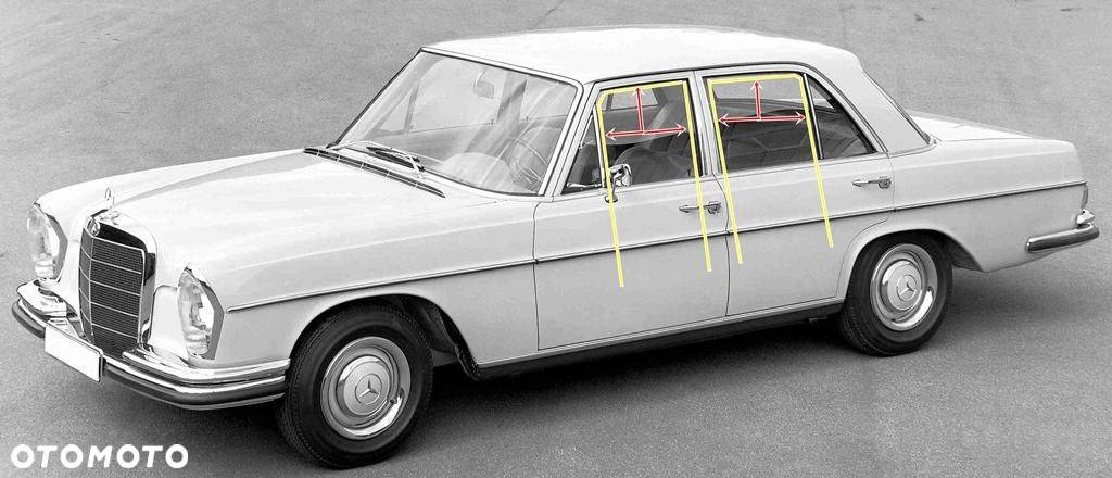 USZCZELKI PROWADZACE SZYBE DRZWI MERCEDES W108 109 - 1