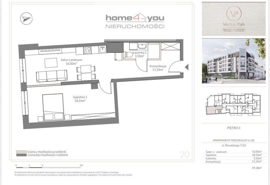 2 pok/Centrum/stan developerski - View 2