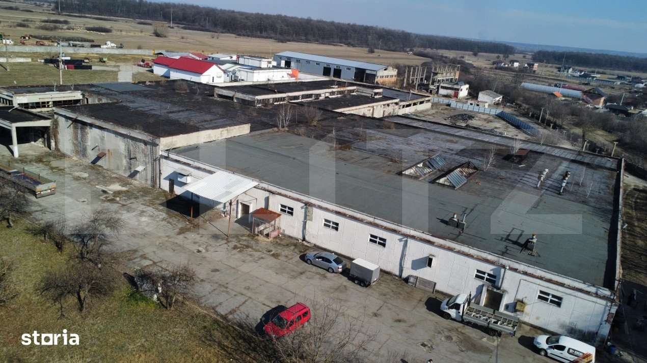 Spatiu industrial, 9500 mp construiti si 25000 mp teren, zona Dragutes - Imagine principală: 3/4