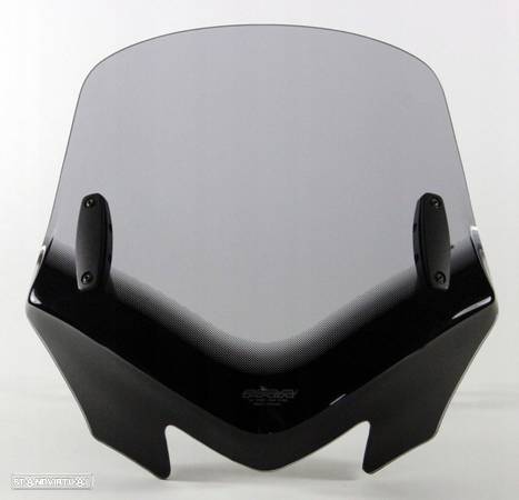 viseira universal para motos naked - vidro frontal de proteçao - 1