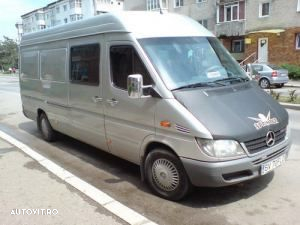 Parasolar parbriz Mercedes Sprinter CDI 01-06,Oglinzi cromate,deflector capota - 2