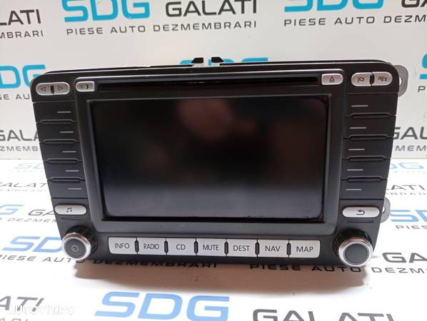 Radio CD DVD Player Navigație GPS Volkswagen Passat B6 2005 - 2010 Cod 1K0035198C 8618844888 0142605 7612002071 [M3792] - 1