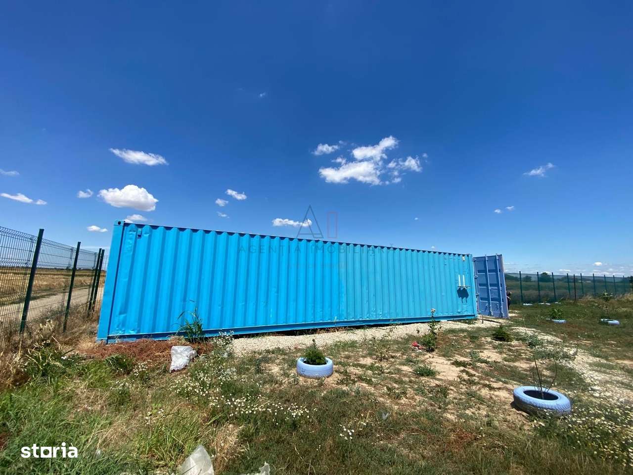 Teren intravilan 2.500 mp – Adunații Copăceni | Container inclus + puț - Imagine principală: 5/6
