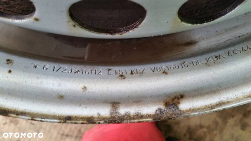 Felgi stalowe VW T5 T6 6,5Jx16 ET51 5x120 - 8