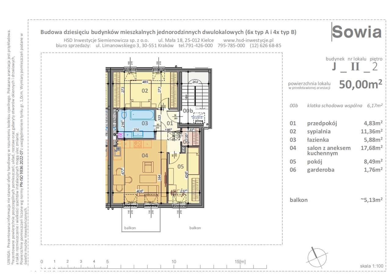3 pokojowe mieszkanie os Łagiewniki ulica Sowia BEZPOŚREDNIO - Pełny obrazek: 2/9