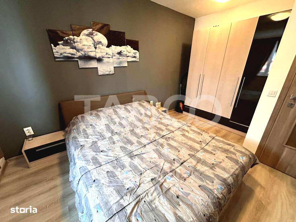 Apartament de vanzare 2 camere mobilat utilat balcon parcare Selimbar - Imagine principală: 2/13