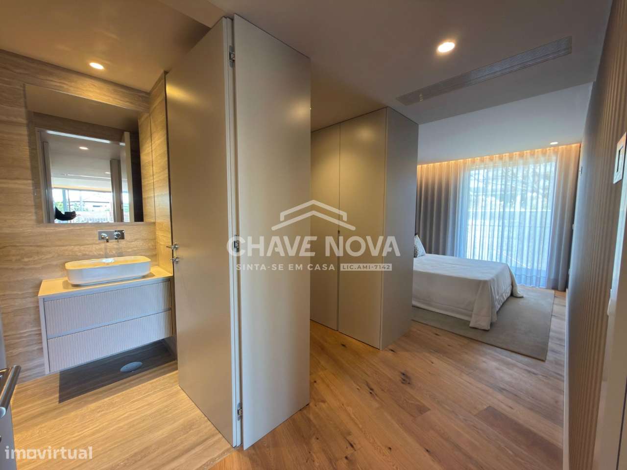 Apartamento T3 São Félix da Marinha Vista Mar Garagem Box 2 Carros-27