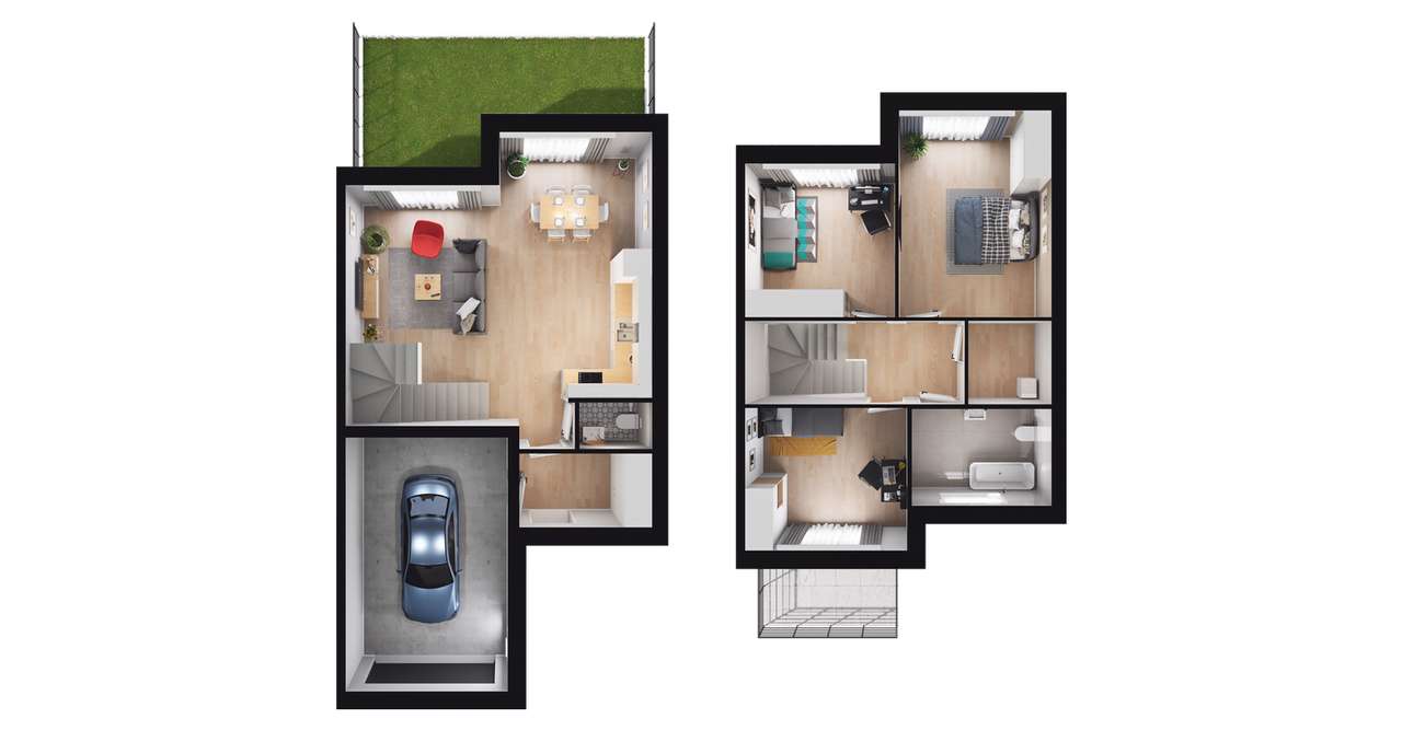 4-pokojowy dom 112m2 + ogródek Bez Pośredników - Pełny obrazek: 2/8