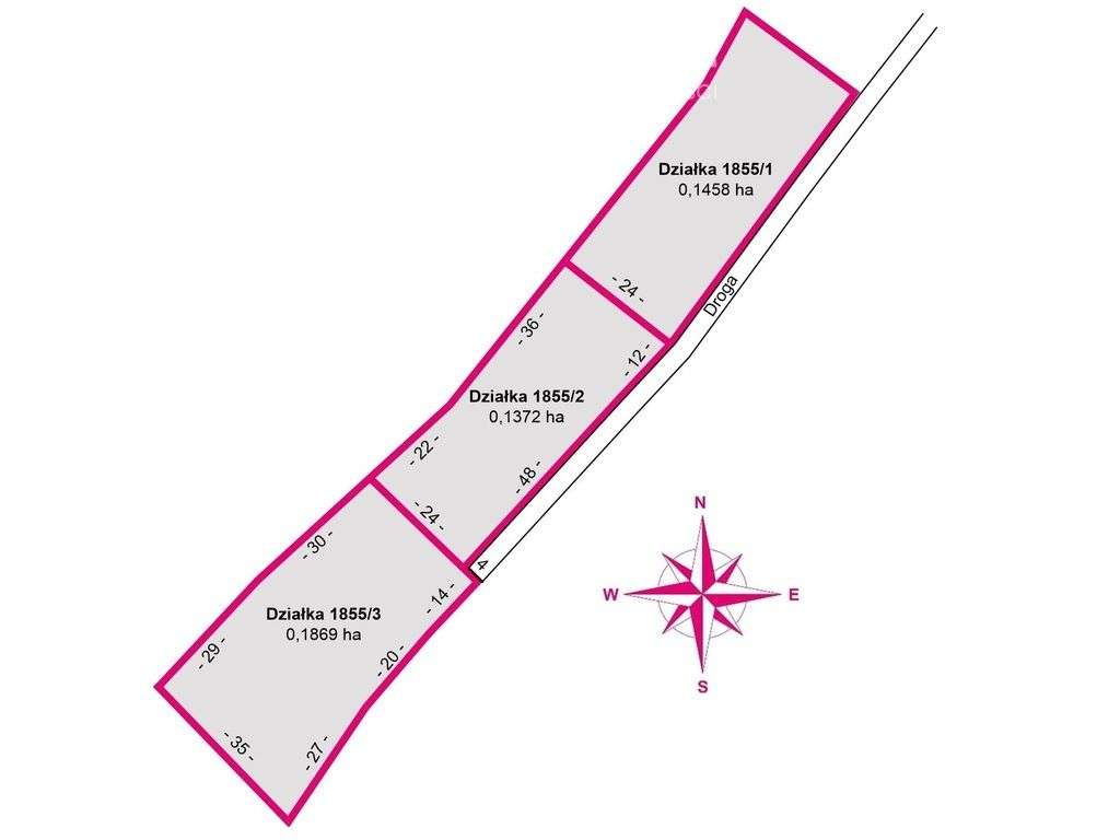 Działka 14a z warunkami zabudowy w gminie Lubenia - Pełny obrazek: 4/11