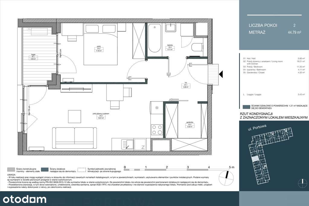 Apartament na ostatnim piętrze | Zabłocie | ENG-1