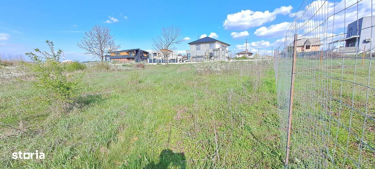 Mogosoaia, teren 792 mp, vedere la lac, utilitati, statie STB la 750m - Imagine principală: 5/5