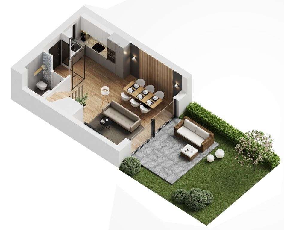 Mierzyn Dom 75m² + Ogród W Cenie Mieszkania-7