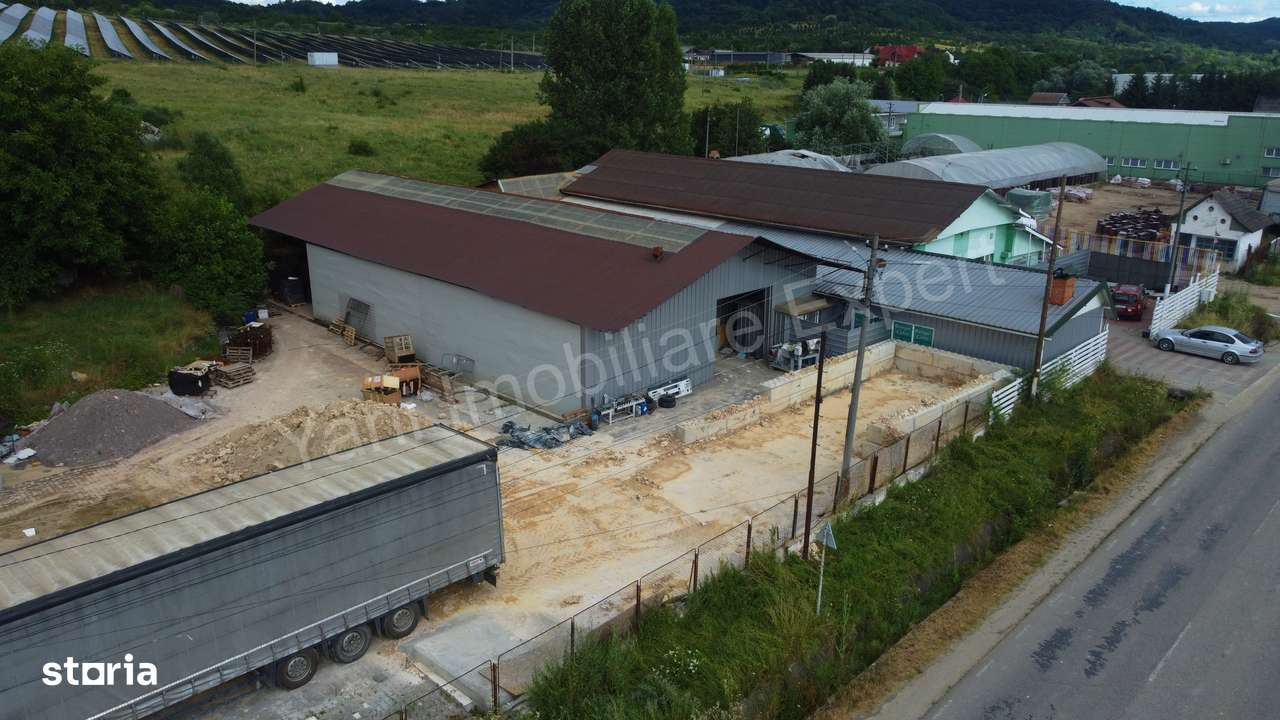 Teren + Hale Industriale de închiriat în comuna Domnești, jud Argeș. - Imagine principală: 3/20
