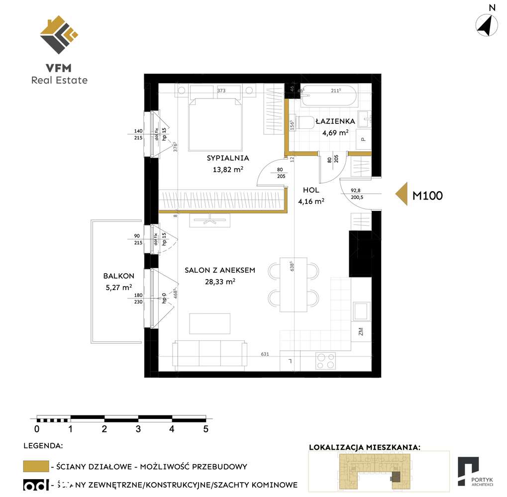 Apartament z balkonem i garażem obok Manufaktury | os. CORSO | bez PCC-3