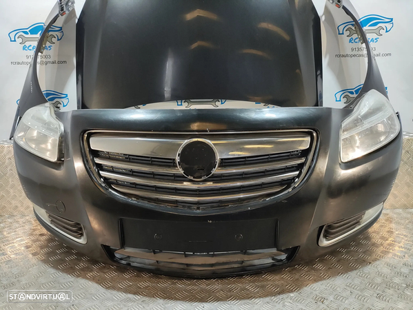 FRENTE COMPLETA OPEL INSIGNIA A COUNTRY TOURER G09 CAPOT PARACHOQUES GUARDA-LAMAS OTICAS FRENTE FIBRA/CHAPA RADIADOR VENTILADOR REFORÇO - 12