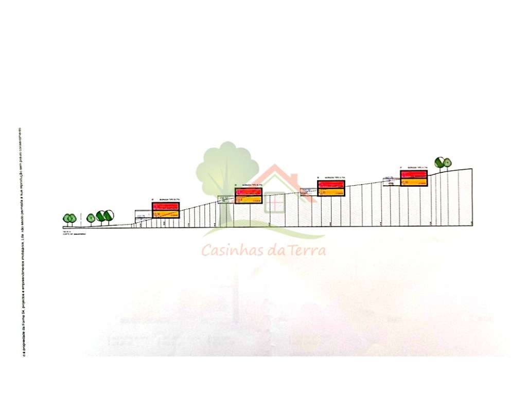 Terreno urbano para construção de 4 moradias com PIP-5