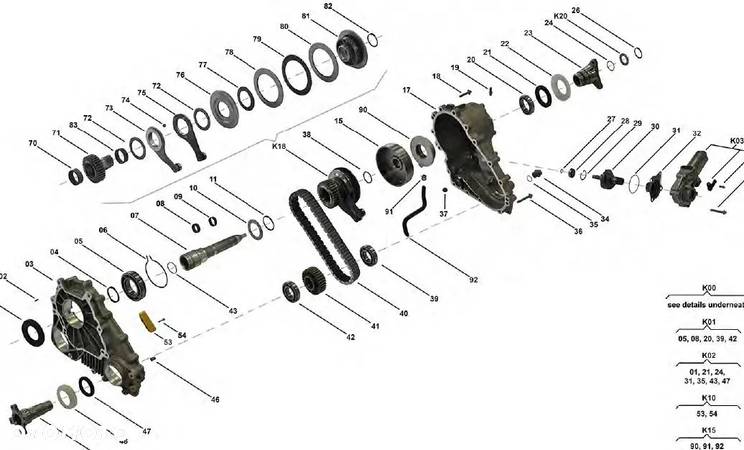 Skrzynia rozdzielcza X3 E83 Reduktor xDrive BMW ATC400 VTG - 3