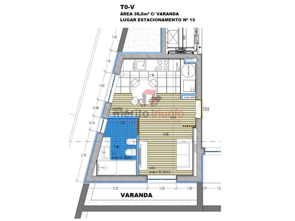 Apartamento T0 no Edifício Varandas Village - Calendário- Famalicão-12
