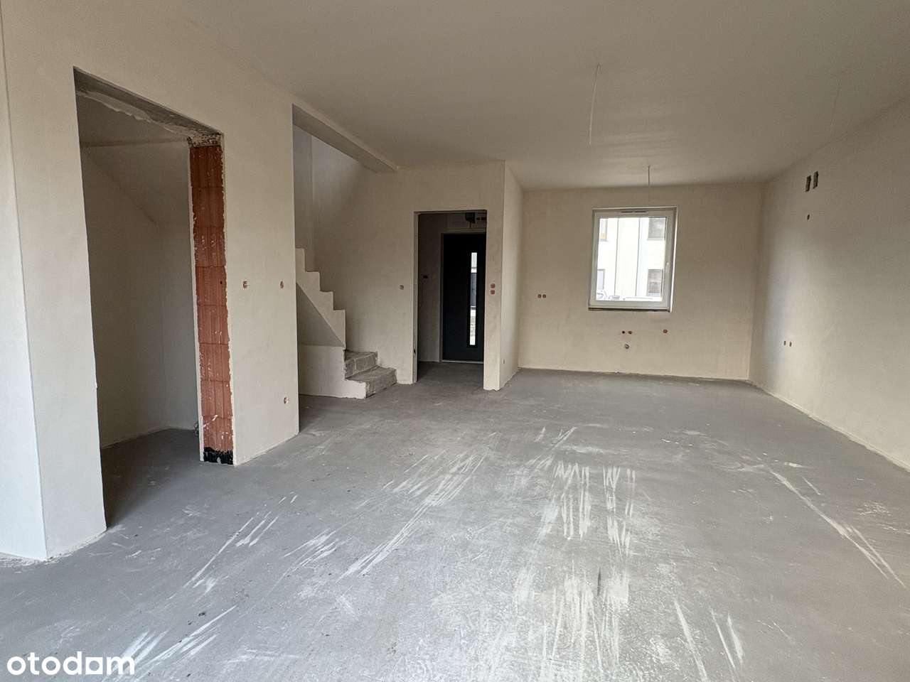 Segment z ogródkiem do wykończenia 77m2 | spokojna okolica, Bieniewice-1