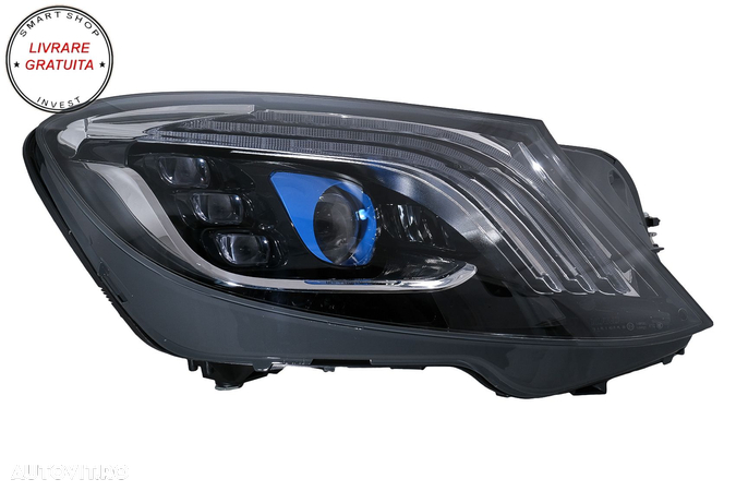 Faruri Full LED Mercedes S-Class W222 (2013-2017) Facelift Design Semnal Dinamic- livrare gratuita - 2