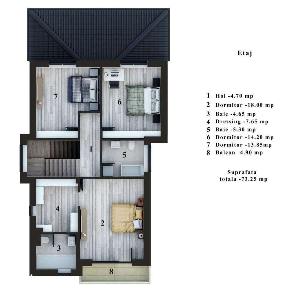 Casă individuală mediteraneană Corbeanca, FINALIZATĂ IAN. 2025-7