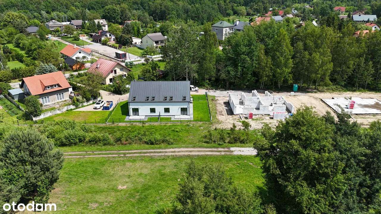 Dom bliźniak 124 m² z pompą ciepła i klimatyzacją, Kłaj, pow. wielicki-5