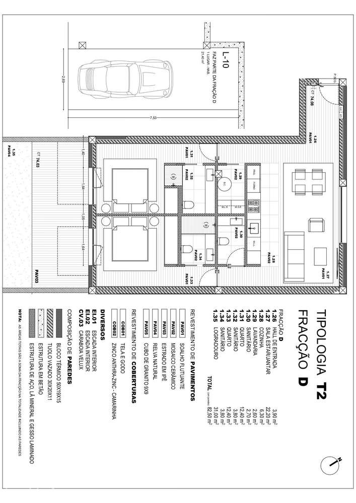 Fantástico T1 com duas casas de banho.-8