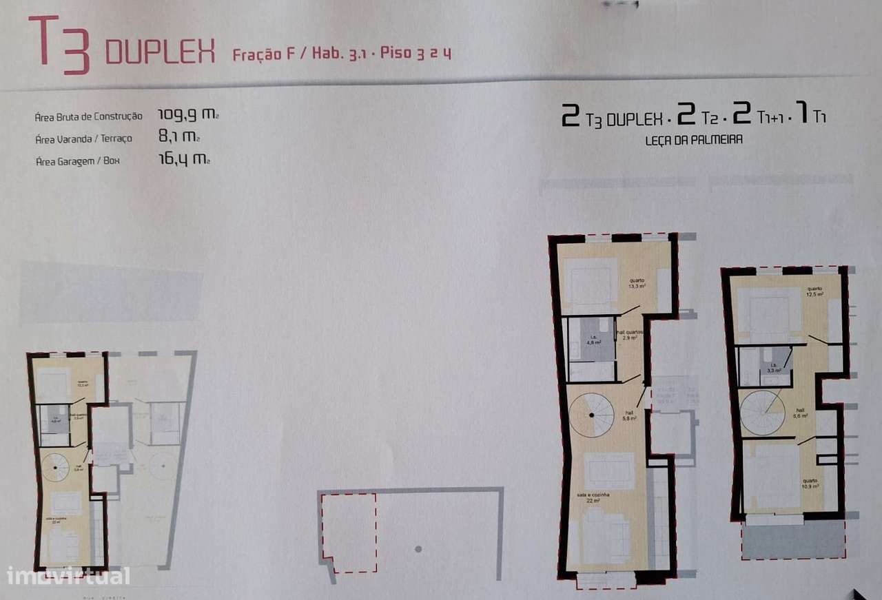 Magnifico T3 Duplex zona nobre  Leça da Palmeira-30