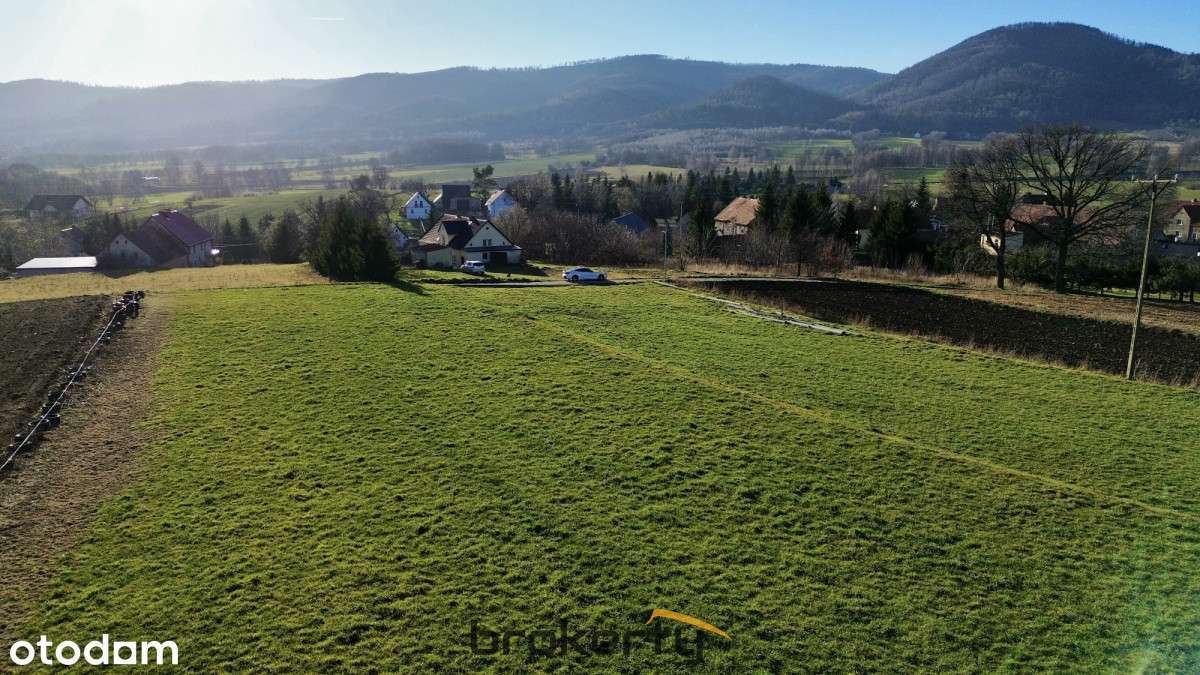 Działka z warunkami zabudowy | Widok na Góry Sowie-5