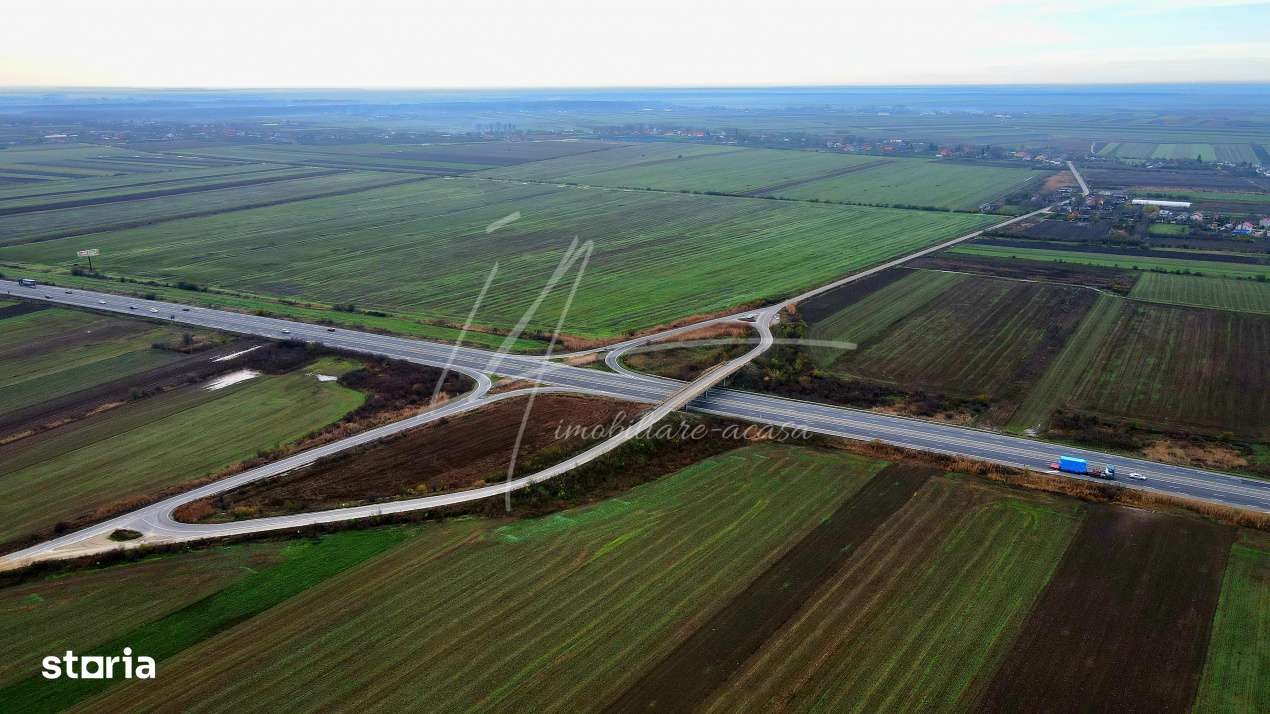 Teren intravilan curti-constructii, industrial, Autostrada A1 - km 62-17