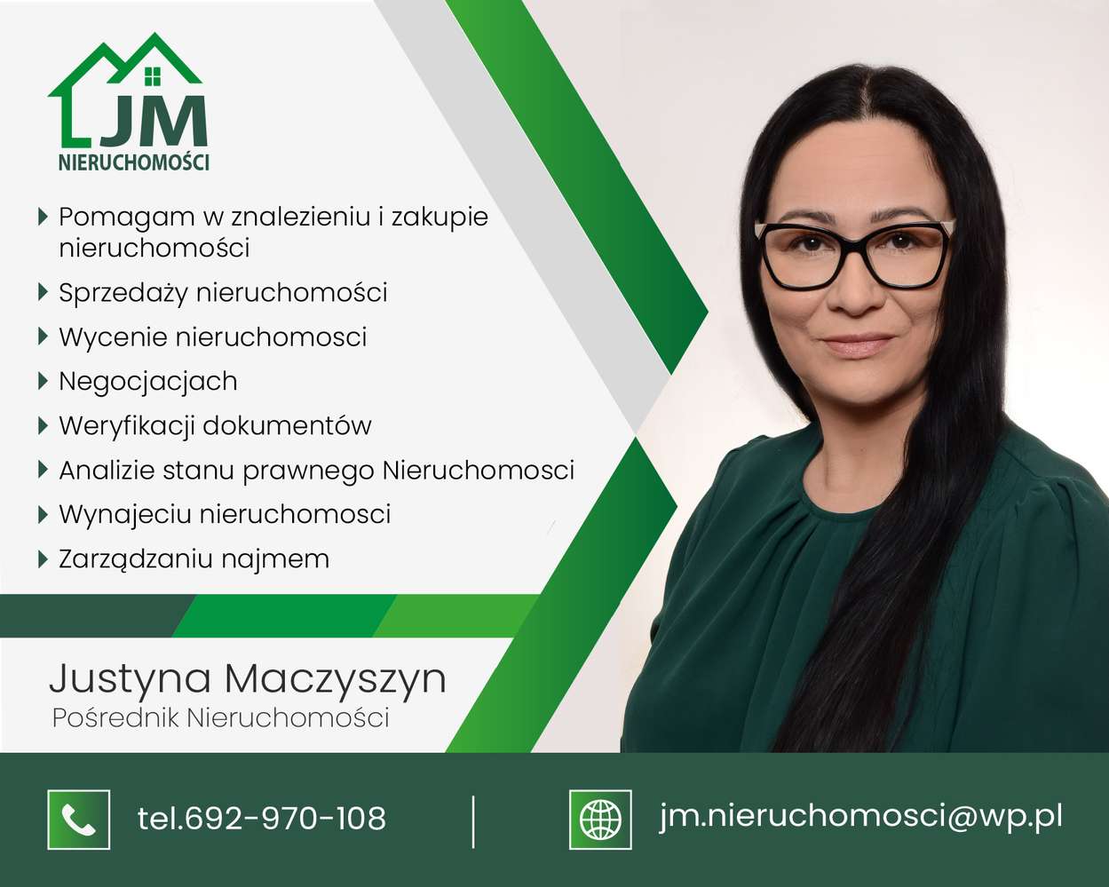 Logo: JM Nieruchomości  Justyna Maczyszyn