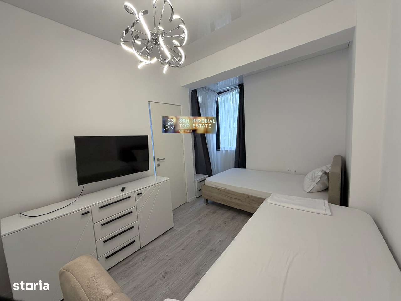 Apartament 3 camere 2 bai Stefan Building Promenada Vedere Frontala-5