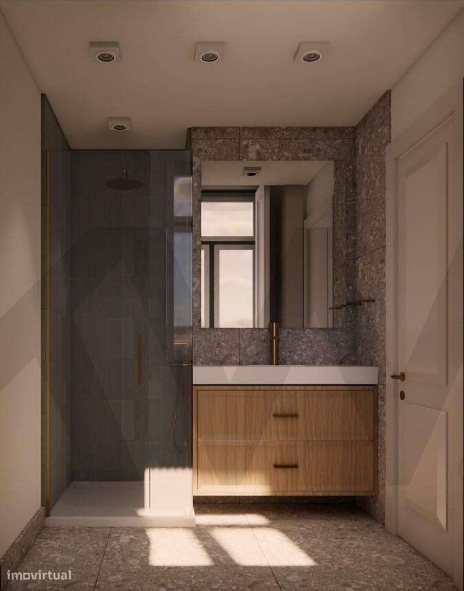 Apartamento T1 com terraço e jardim na Estrela, Lisboa-11