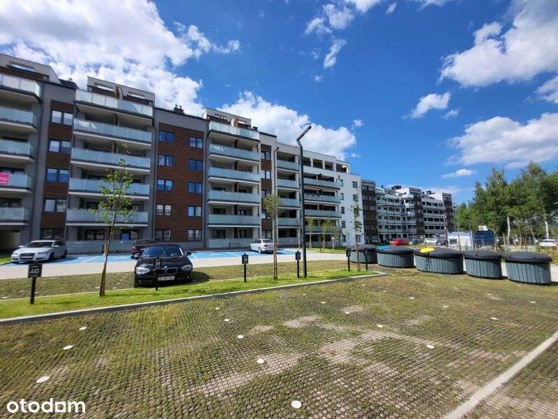 Nowy budynek. 76m2 mieszkania + 20m2 tarasu +4m2 komórka + m-ce post.-17